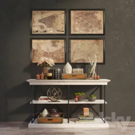 Rh decor console